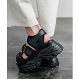 ストラップサンダル 9cmハイソール フェイクレザー | Rocky Monroe | 詳細画像3 