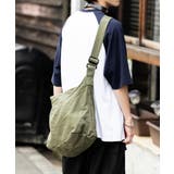 カーキ | ショルダーバッグ コットンキャンバス 無地 | Rocky Monroe