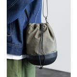オリーブ | 巾着バッグ バケツバッグ スエード | Rocky Monroe