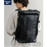 ブラック×ブラック | Reebok バックパック ボックス型 | Rocky Monroe