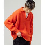 スキッパーニット オーバーサイズセーター カジュアル | Rocky Monroe | 詳細画像24 