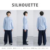 綿麻シャツ 長袖 ホリゾンタルカラー | Rocky Monroe | 詳細画像41