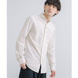 綿麻シャツ 長袖 ホリゾンタルカラー | Rocky Monroe | 詳細画像33