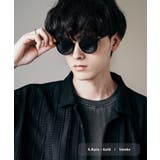 A.クロ・ゴールド/スモーク | サングラス カラーレンズ コンビボストン | Rocky Monroe