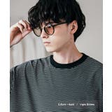 E.クロ・ゴールド/ライトブラウン | サングラス カラーレンズ コンビボストン | Rocky Monroe