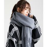 フリンジマフラー ボリュームストール 大判ストール | Rocky Monroe | 詳細画像9 
