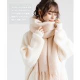 フリンジマフラー ボリュームストール 大判ストール | Rocky Monroe | 詳細画像46 