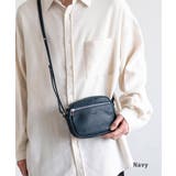 ネイビー | ショルダーバッグ 馬革 サコッシュ | Rocky Monroe