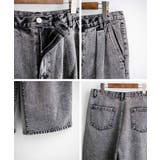 デニムパンツ ワイド ケミカル | Rocky Monroe | 詳細画像34