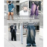 デニムパンツ ワイド ケミカル | Rocky Monroe | 詳細画像32