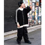 ニットジャケット 袖ライン トラックジャケット | Rocky Monroe | 詳細画像2