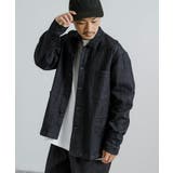 カバーオール ワークジャケット 青耳ストレッチデニム | Rocky Monroe | 詳細画像8