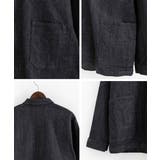 カバーオール ワークジャケット 青耳ストレッチデニム | Rocky Monroe | 詳細画像12