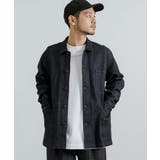 カバーオール ワークジャケット 青耳ストレッチデニム | Rocky Monroe | 詳細画像2