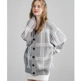 ニットカーディガン 総柄 オーバーサイズ | Rocky Monroe | 詳細画像49 