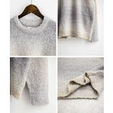 ニット グラデーションボーダー ウール混 | Rocky Monroe | 詳細画像39 