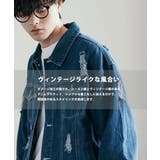 デニムジャケット ダメージ加工 オーバーサイズ | Rocky Monroe | 詳細画像16