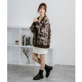 カーディガン ニット レオパード | Rocky Monroe | 詳細画像6 