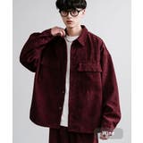 ワイン | セットアップ コーデュロイ CPOシャツジャケット | Rocky Monroe