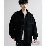 ブラック | セットアップ コーデュロイ CPOシャツジャケット | Rocky Monroe