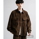 ブラウン | セットアップ コーデュロイ CPOシャツジャケット | Rocky Monroe