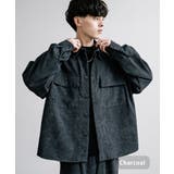 チャコール | セットアップ コーデュロイ CPOシャツジャケット | Rocky Monroe