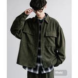 カーキ | セットアップ コーデュロイ CPOシャツジャケット | Rocky Monroe