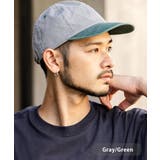 グレー×グリーン | NEWHATTAN ベースボールキャップ ローキャップ | Rocky Monroe