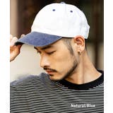 ナチュラル×ブルー | NEWHATTAN ベースボールキャップ ローキャップ | Rocky Monroe