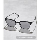 B1.ブラック×チャコール | サングラス UVカット カラーレンズ | Rocky Monroe