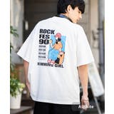 A.ホワイト | プリントTシャツ 半袖 バックプリント | Rocky Monroe