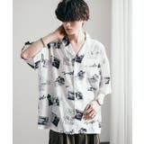 オープンカラーシャツ 総柄 オーバーサイズ | Rocky Monroe | 詳細画像13