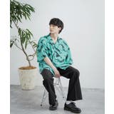 オープンカラーシャツ 総柄 オーバーサイズ | Rocky Monroe | 詳細画像28