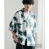 C | オープンカラーシャツ 総柄 オーバーサイズ | Rocky Monroe