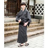 ワンタッチ帯付き浴衣4点セット しじら織り 平織り | Rocky Monroe | 詳細画像27