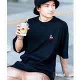 B.ブラック | Tシャツ 半袖 刺繍 | Rocky Monroe