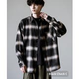ブラックチェックC | チェックシャツ ネルシャツ 長袖 | Rocky Monroe