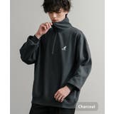 チャコール | KANGOL トレーナー ハーフジップ | Rocky Monroe