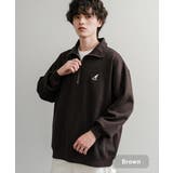 ブラウン | KANGOL トレーナー ハーフジップ | Rocky Monroe