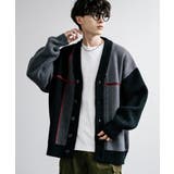 カーディガン ニット クロスチェック | Rocky Monroe | 詳細画像13