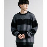 ボーダーニット フェザーヤーン 長袖 | Rocky Monroe | 詳細画像6 