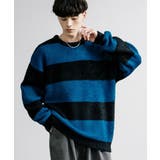 ボーダーニット フェザーヤーン 長袖 | Rocky Monroe | 詳細画像14 