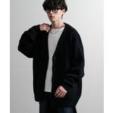 カーディガン フェザーヤーン Vネック | Rocky Monroe | 詳細画像12