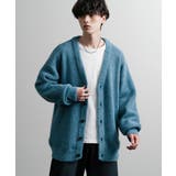 カーディガン フェザーヤーン Vネック | Rocky Monroe | 詳細画像21