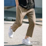 ベージュ | 接触冷感 クロップドパンツ ストレッチ | Rocky Monroe