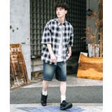 デニムショートパンツ ワイド 膝丈 | Rocky Monroe | 詳細画像4