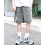 デニムショートパンツ ワイド 膝丈 | Rocky Monroe | 詳細画像6