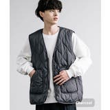 チャコール | リバーシブルベスト 前開き 2WAY | Rocky Monroe