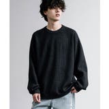 ニットソー 長袖Tシャツ ワッフル | Rocky Monroe | 詳細画像15 