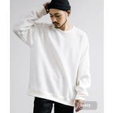 アイボリー | ニットソー 長袖Tシャツ ワッフル | Rocky Monroe